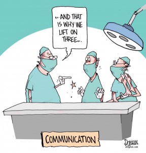 Communication is key.